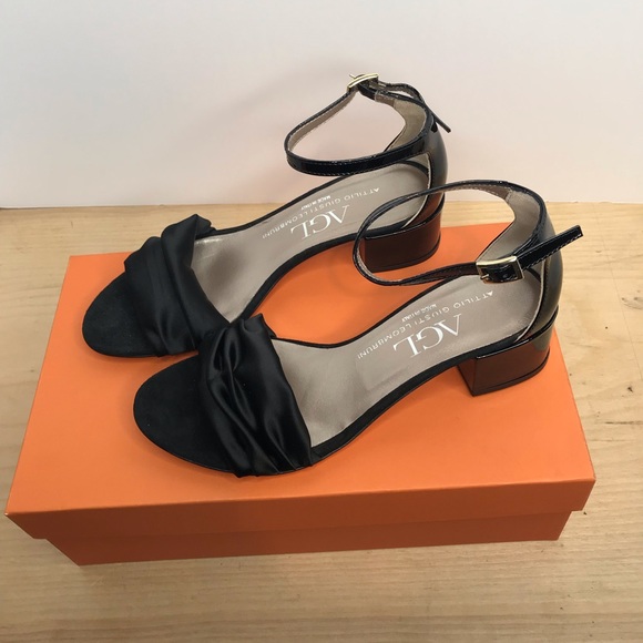 Attilio Giusti Leombruni Black Dressy Sandal - Picture 1 of 5